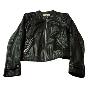 Mango Leather Jacket